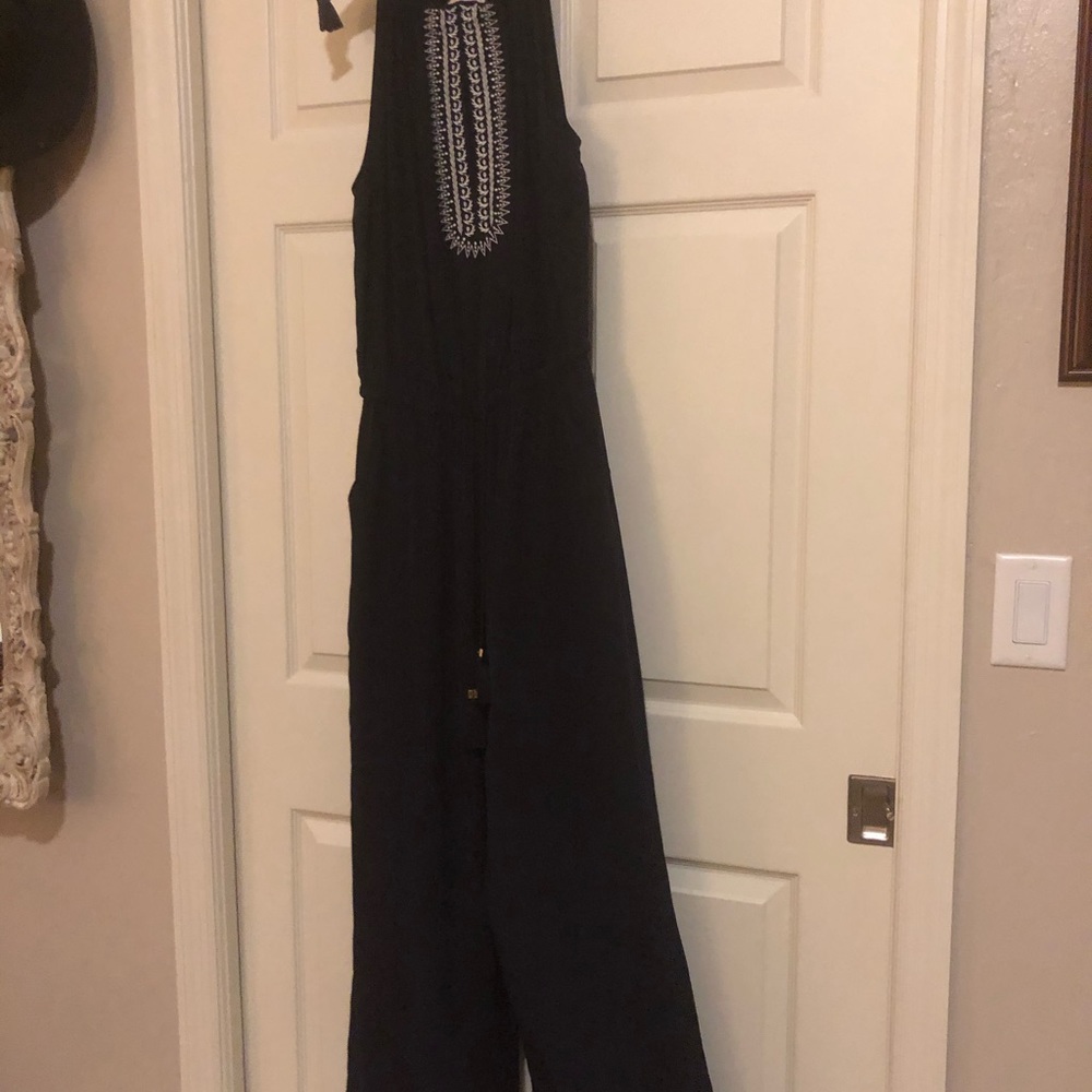 Navy Tory Burch jumpsuit